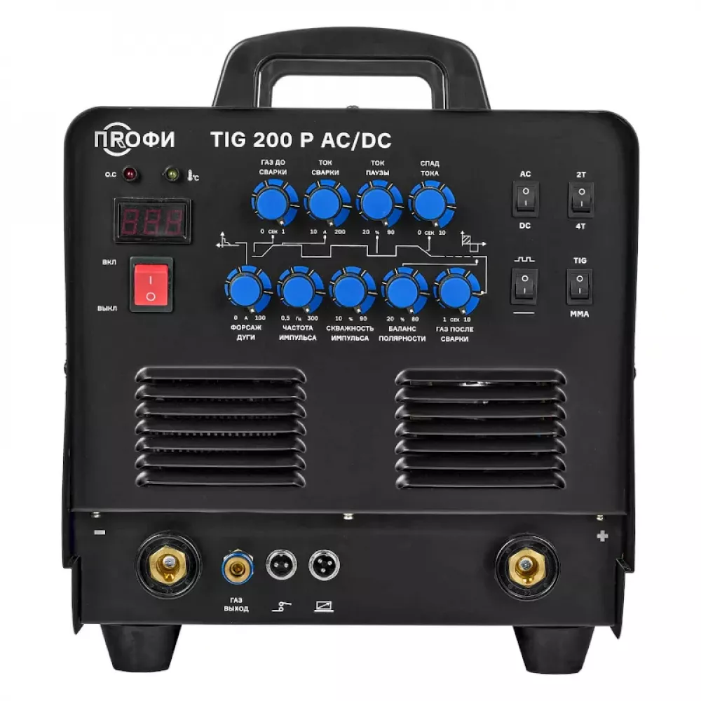 ПТК TIG 200P AC/DC ПРОФИ импульс НАКС сварочный инвертор tig 005.200.311