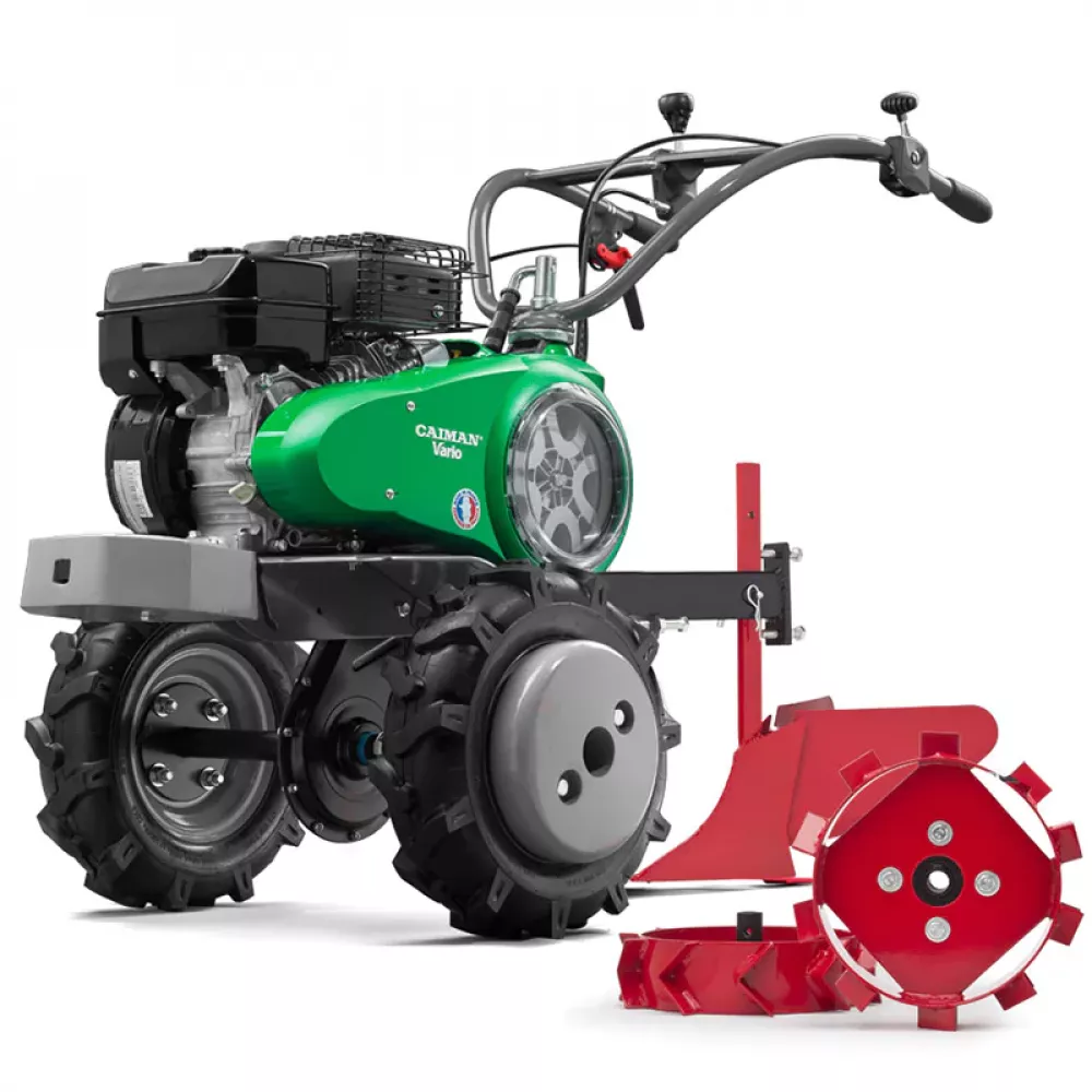 Caiman Vario 70C TWK+ мотоблок бензиновый c окучником и грунтозацепами 3000362113+8000020104