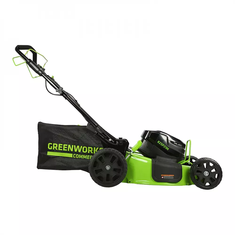 Greenworks GC82LM51SP2K2 аккумуляторная газонокосилка самоходная (1 x 5 А/ч, ЗУ) 2515907UB