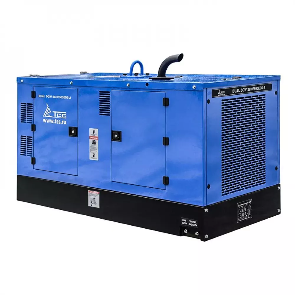 ТСС DUAL DGW 28/600EDS-A промышленный двухпостовой дизельный сварочный генератор 028633