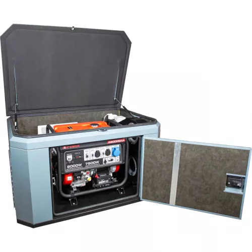 A-iPower A8000EAX бензиновый генератор в кожухе 1400SS RAL 7031 УТ-11182386