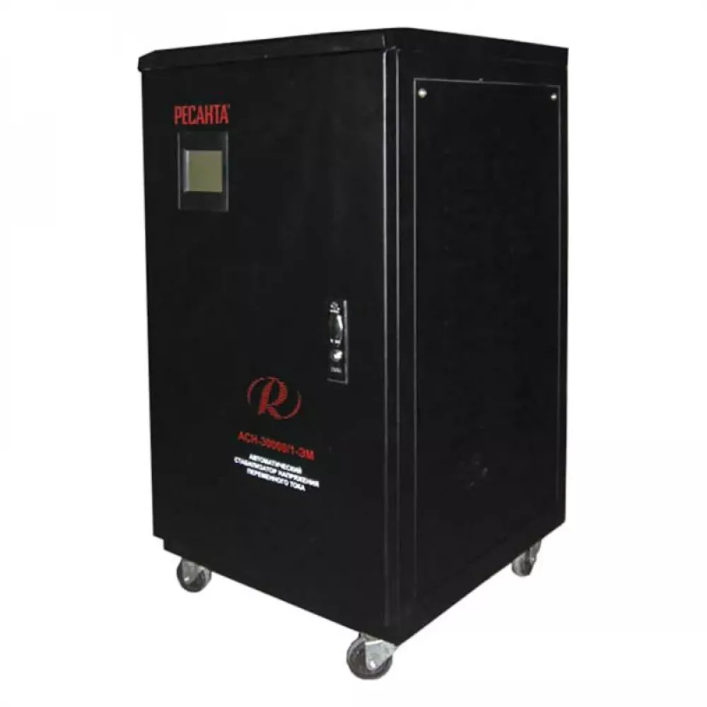 Ресанта АСН-30000/1-ЭМ однофазный стабилизатор напряжения 63/3/3