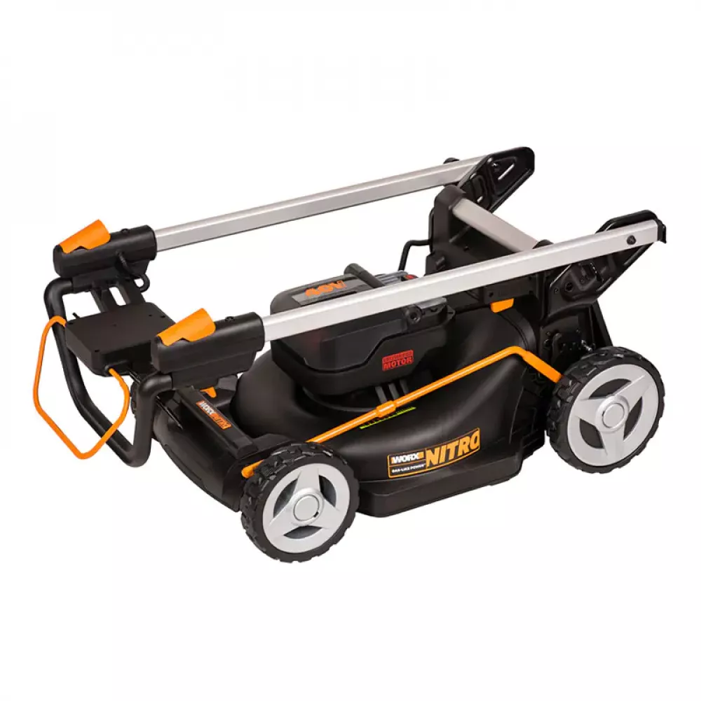WORX WG749E аккумуляторная газонокосилка самоходная (2 x 4 Ач, ЗУ)