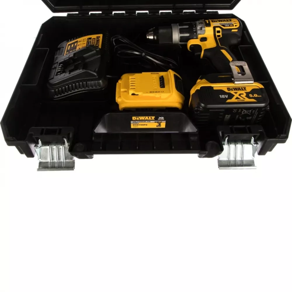 DeWalt DCD796P2 аккумуляторный шуруповерт (2 x 5 Ач, ЗУ) DCD796P2-GB