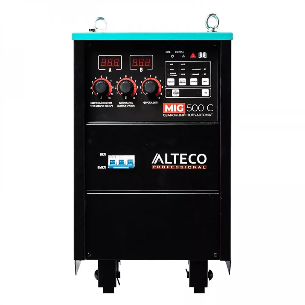 ALTECO MIG500C и катушка инверторный сварочный полуавтомат 9776