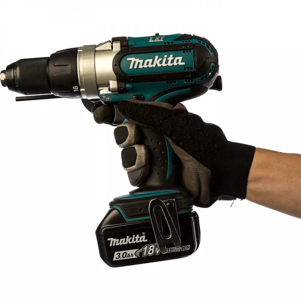 Makita DHP451RFE аккумуляторная ударная дрель-шуруповерт (2 x 3 Ач, ЗУ)