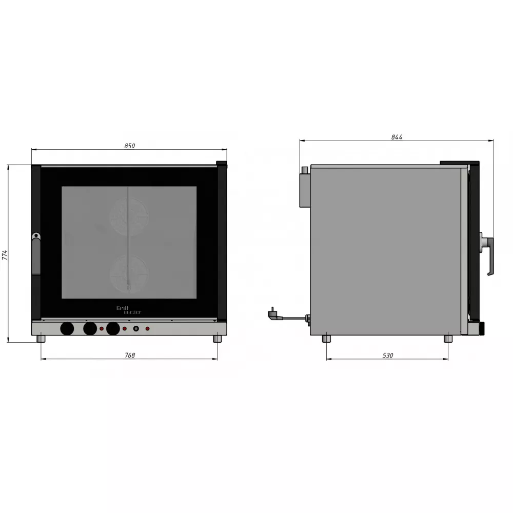 Печь конвекционная электрическая Grill Master ФЖШ/3 (22226)