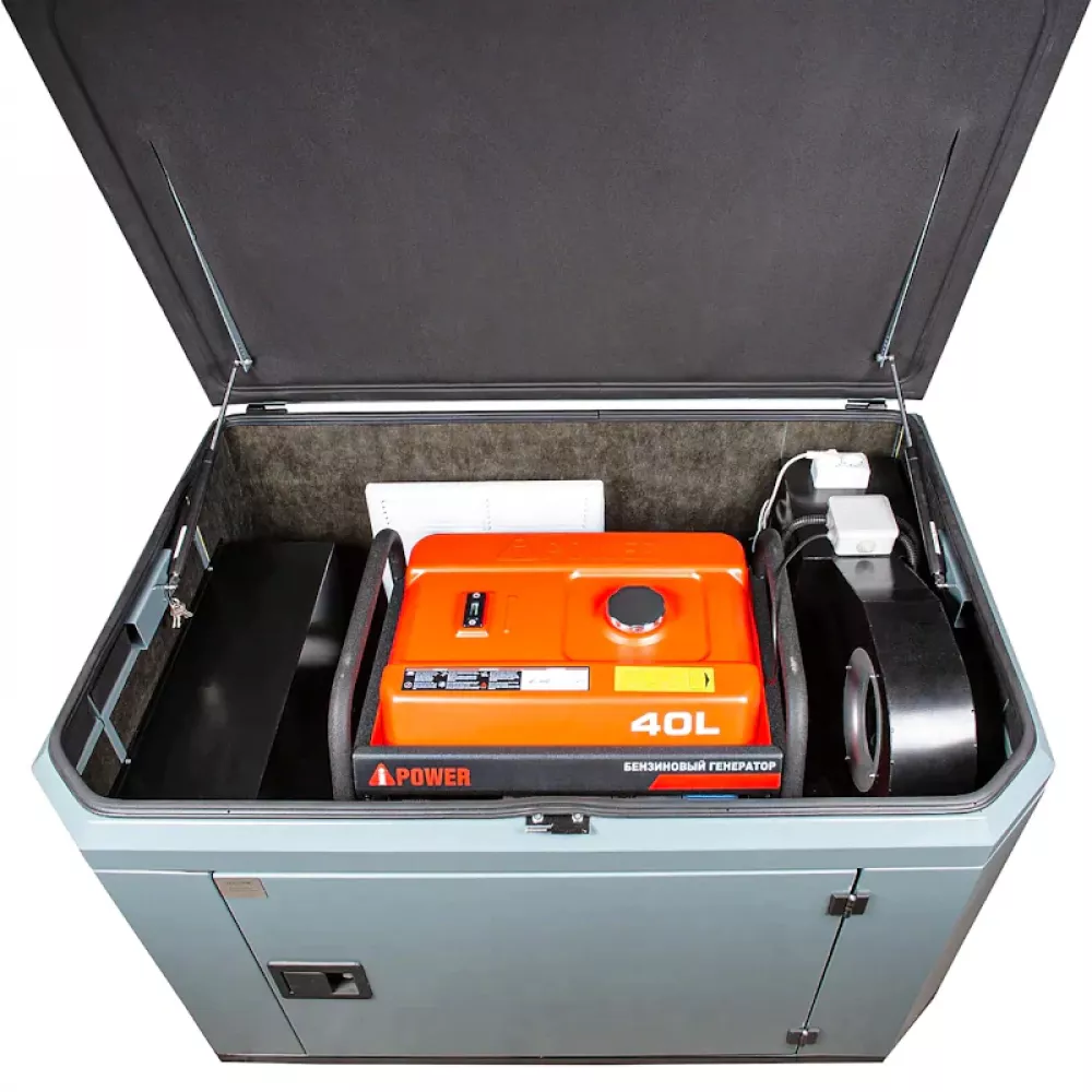 A-iPower A9000EAX бензиновый генератор в кожухе 1400SS RAL 7031 УТ-11182998