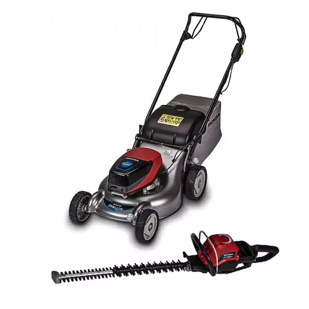 HONDA HRG 466 XB SE и HHH 36 AXB E и HHB 36 AXB E набор газонокосилка и ножницы для кустов аккумуляторные (1 x 9 Ач, ЗУ) 466+HHH36+HHB36+3690+CV