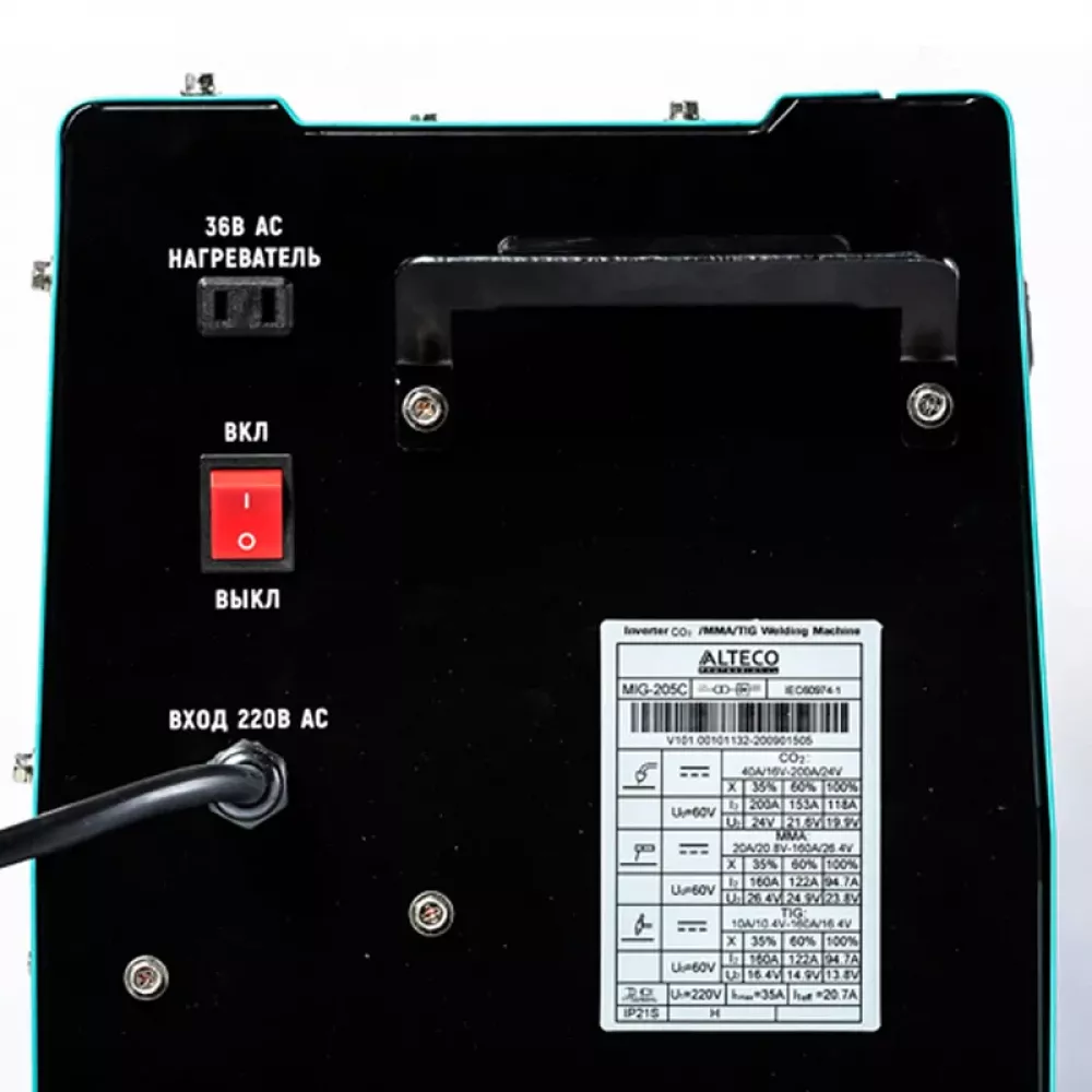 ALTECO MIG205C инверторный сварочный полуавтомат 9773