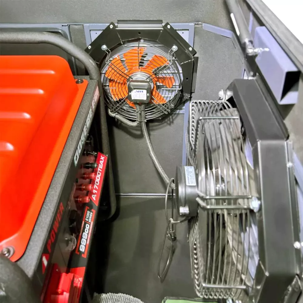 Тихий зимний кожух для генератора Geon 1600 RAL 7024 УТ-11181722