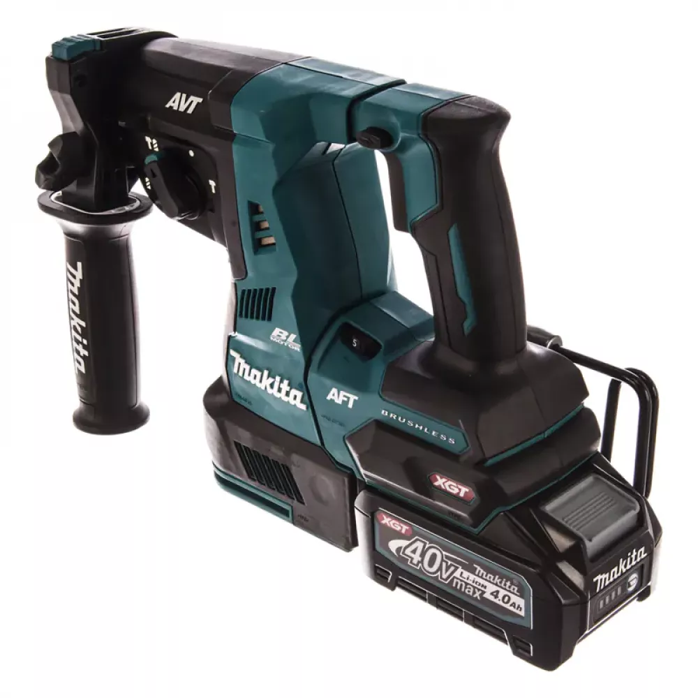 Makita HR001GM201 аккумуляторный перфоратор (2 x 4 Ач, ЗУ)