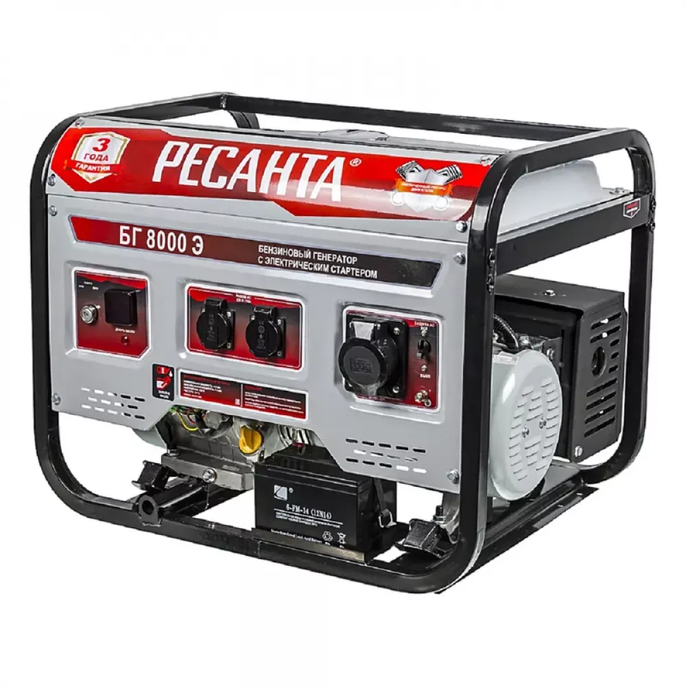 Ресанта БГ 8000 Э бензиновый генератор 64/1/48