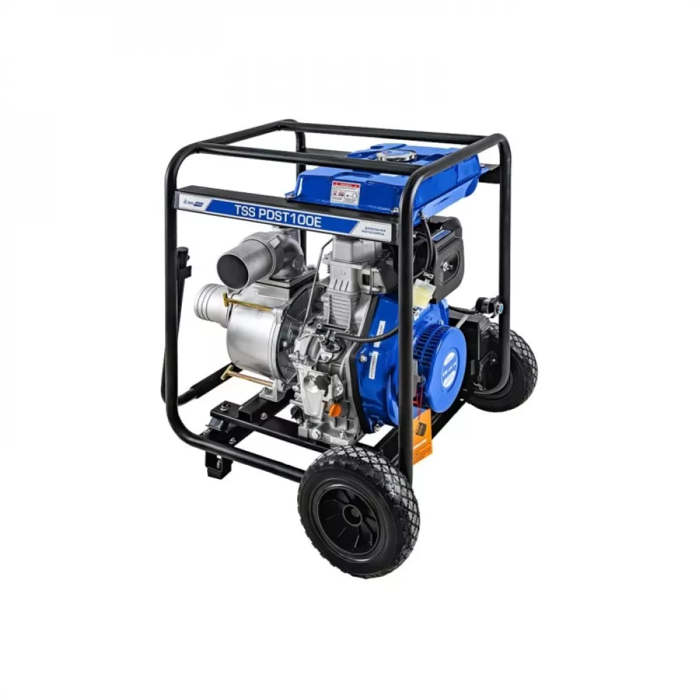 ТСС PDST100E мотопомпа дизельная (электростартер, АКБ) 130152