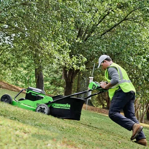 Greenworks GC82HPLM76 газонокосилка аккумуляторная (без АКБ и ЗУ) 2519207