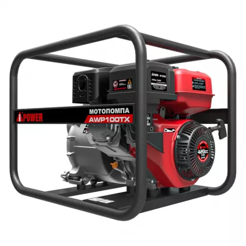 A-iPower AWP100TX для сильно загрязненной воды мотопомпа бензиновая 30341
