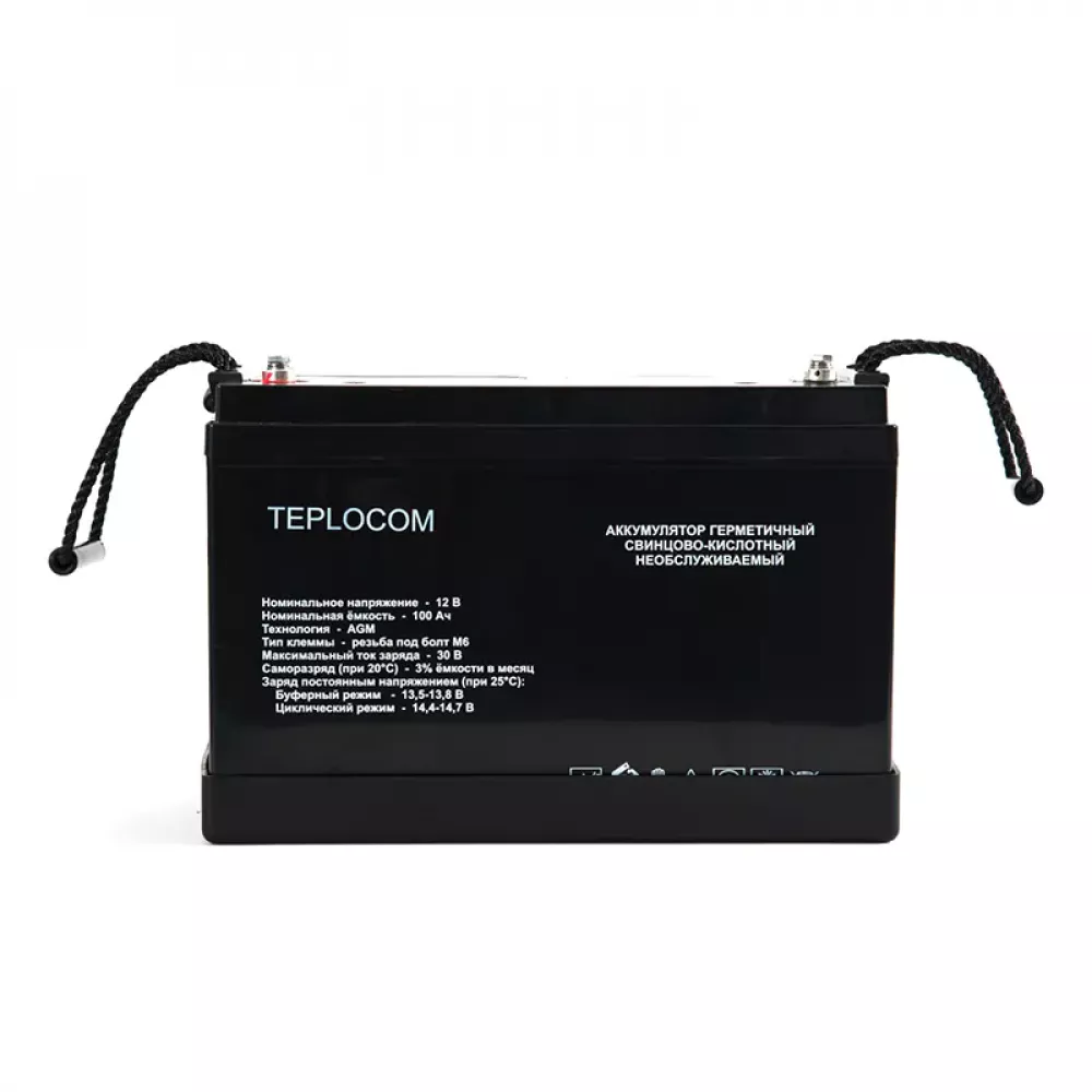 TEPLOCOM Solar 1500, 100Ач комплект источник бесперебойного питания и 2 акб 12381