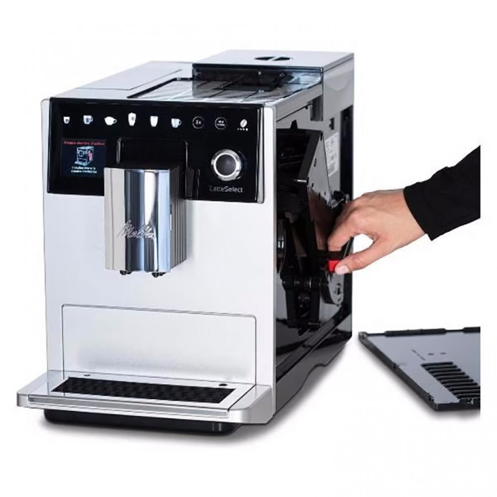 Кофемашина Melitta F630-211 Latte Select серый