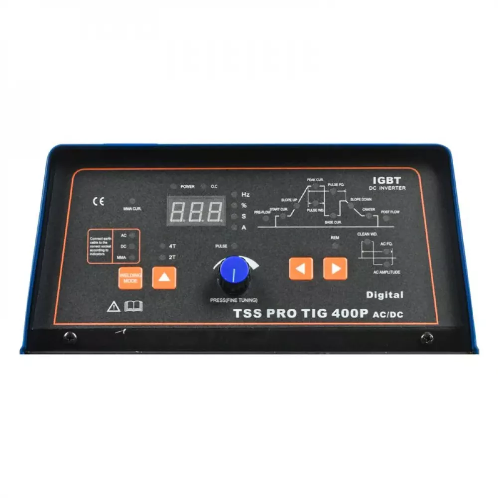 ТСС PRO TIG 400P AC/DC Digital сварочный инвертор tig для сварки алюминия 030079