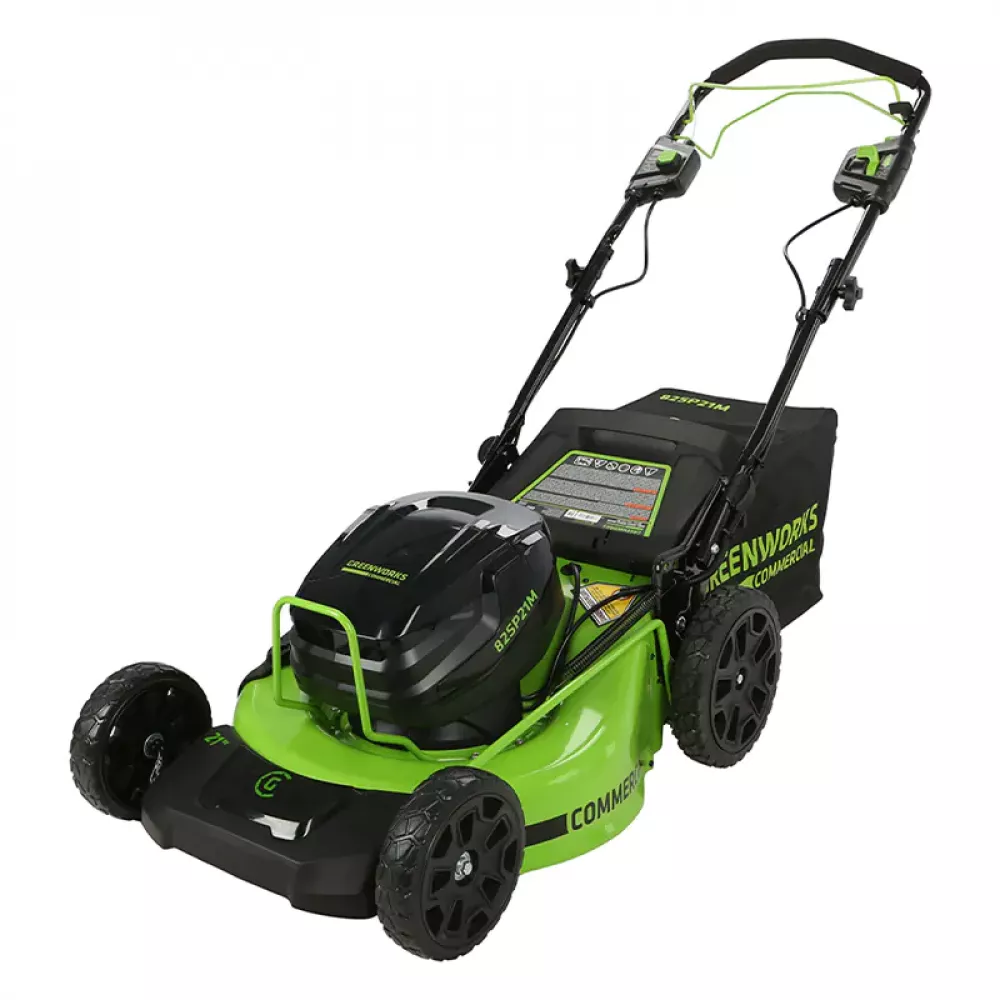Greenworks GC82LM51SP2K2 аккумуляторная газонокосилка самоходная (1 x 5 А/ч, ЗУ) 2515907UB