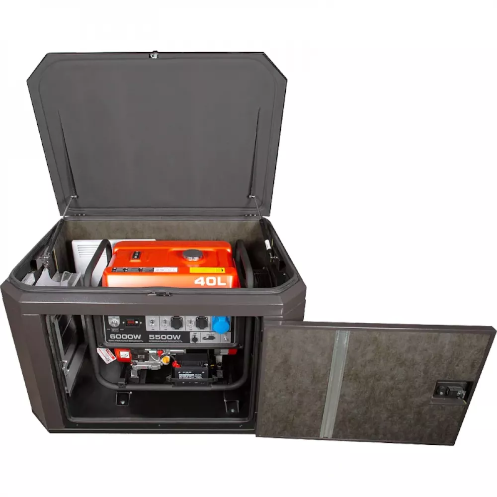 A-iPower A7000EAX бензиновый генератор в кожухе 1200 RAL 8019 УТ-11182566