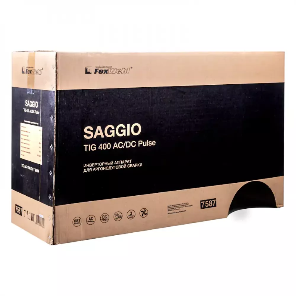 FoxWeld SAGGIO TIG 400 AC/DC Pulse аппарат аргонодуговой сварки 7587