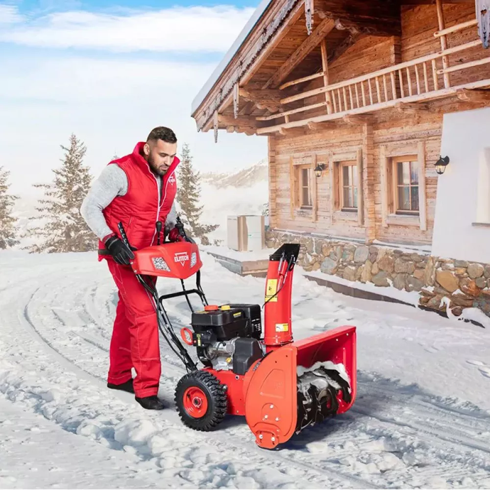 ELITECH СМ 12Э (Е1609.006.00) снегоуборщик бензиновый, 200870