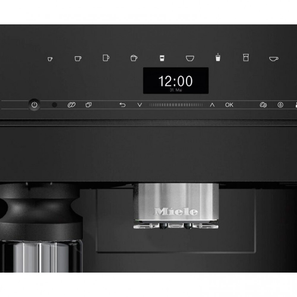 Встраиваемая кофемашина Miele CVA7440 OBSW, чёрный обсидиан