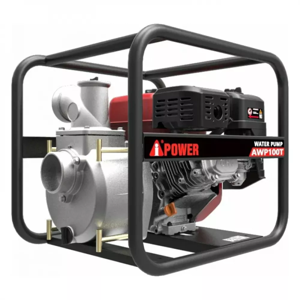 A-iPower AWP100T для грязной воды мотопомпа бензиновая 30241