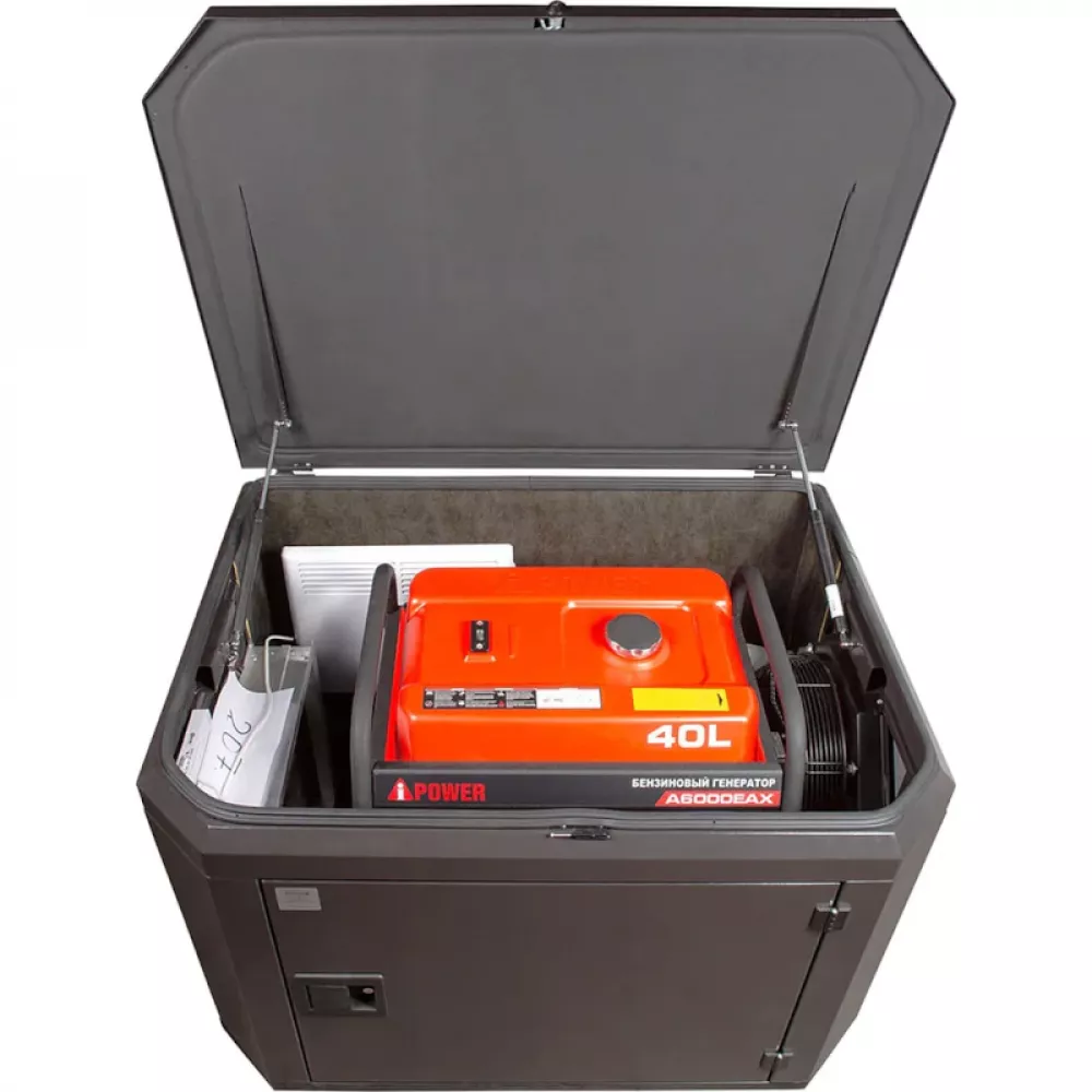 A-iPower A7000EAX бензиновый генератор в кожухе 1200 RAL 8019 УТ-11182566