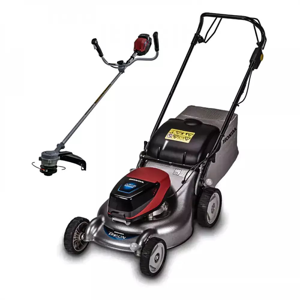 HONDA HRG 416 XB PE и HHT 36 AXB E набор газонокосилка и триммер аккумуляторный (1 x 9 Ач, ЗУ) 416+HHT36+3690+CV