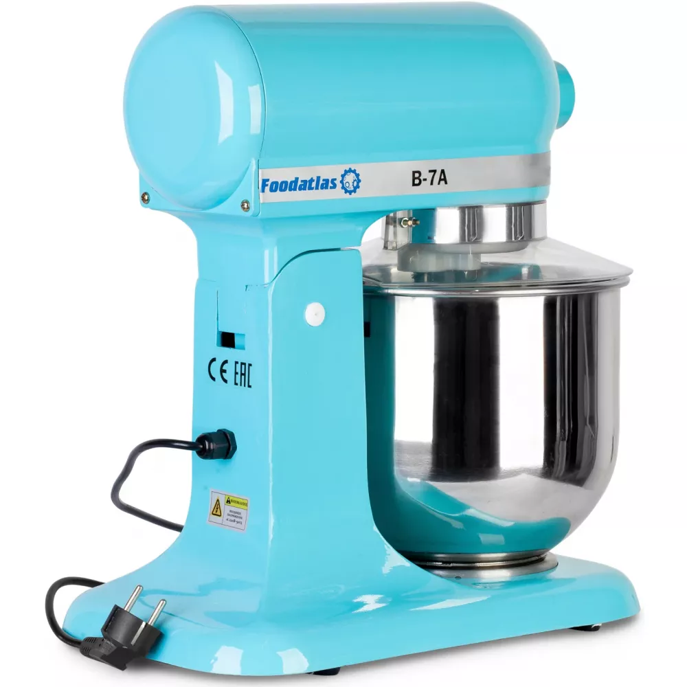Планетарный миксер Foodatlas B-7A бирюзовый