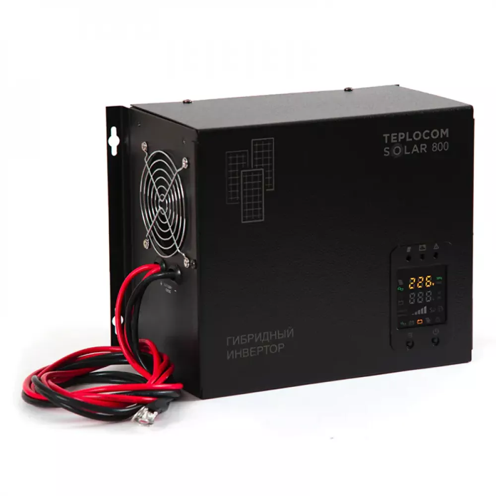 TEPLOCOM Solar 800, 150Ач источник бесперебойного питания и акб, 12379