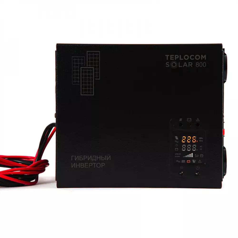 TEPLOCOM Solar 800, 100Ач источник бесперебойного питания и акб, 12378