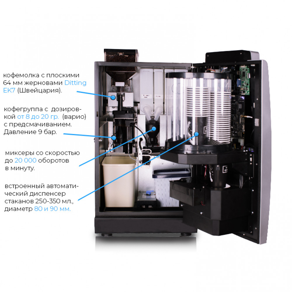 Кофемашина автоматическая Jetinno JL28 Black