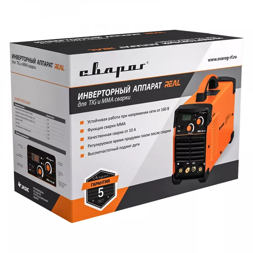 Сварог REAL TIG 200 W223 сварочный инвертор tig 00000093556