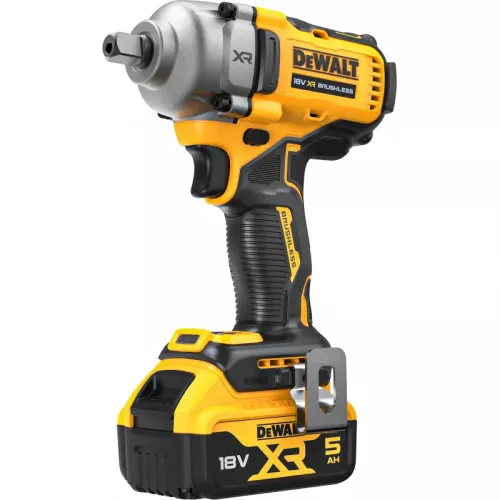 DeWalt DCF892P2T-QW аккумуляторный импульсный гайковёрт (2 x 5 Ач, ЗУ)