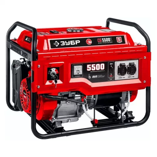 ЗУБР СБ-5500Е бензиновый генератор