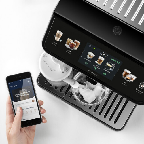 Кофемашина Delonghi ECAM450.65.S Eletta Explore серебристый