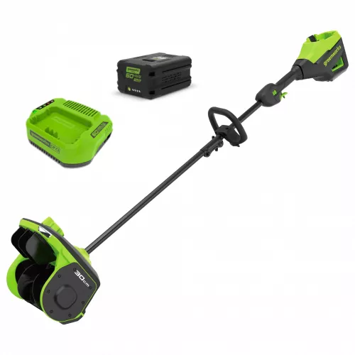 Greenworks GD60SS2 аккумуляторная снегоуборочная лопата (1 x 5 Ач, ЗУ) 2603207UG