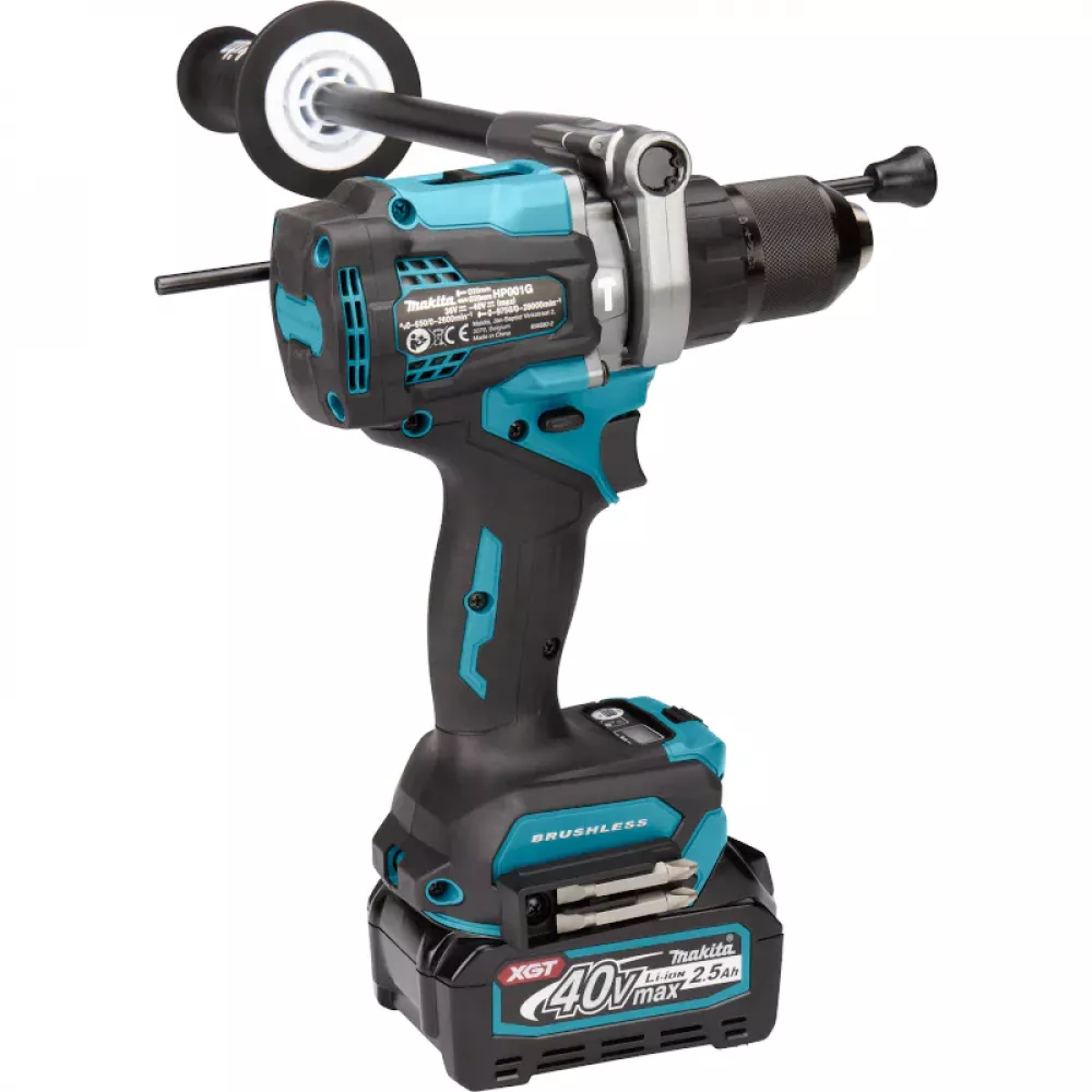 Makita HP001GD201 аккумуляторная дрель-шуруповерт (2 х 2.5 Ач, ЗУ)