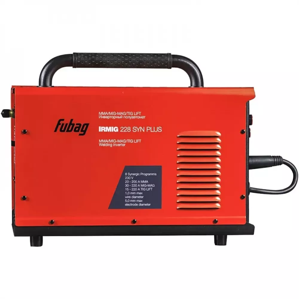 FUBAG IRMIG 228 SYN PLUS сварочный полуавтомат инверторный с горелкой FB 250 Ergo 41381.1