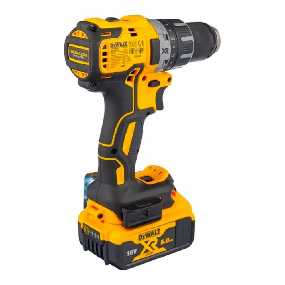 DeWalt DCD791P2 дрель-шуруповер (2 x 5 Ач, ЗУ)