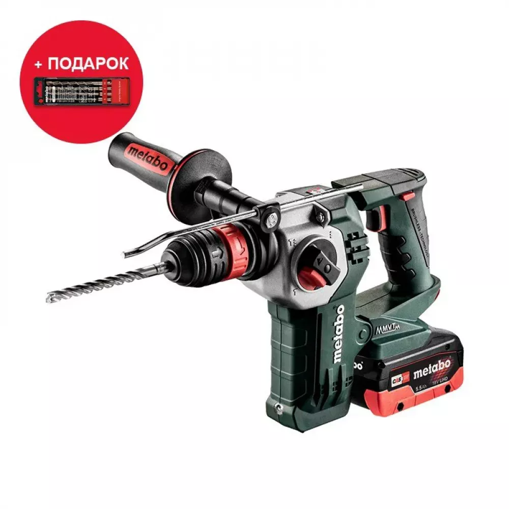 Metabo KHA 18 LTX BL 24 Quick перфоратор в кейсе (2 x 5.5 Ач, ЗУ) 600211660
