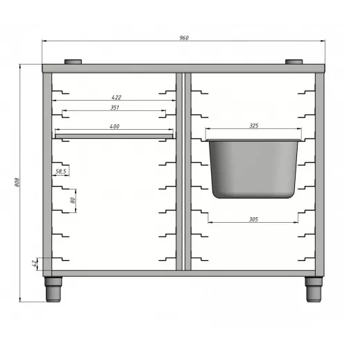 Пароконвектомат Grill Master ПКЭБ/6 с парогенератором (22105)