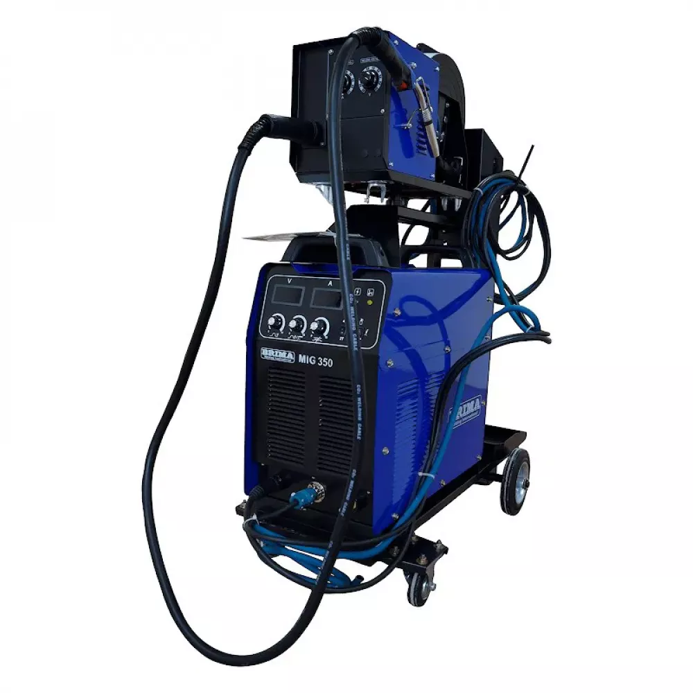 BRIMA MIG-350 сварочный полуавтомат 380 в, с тележкой БП-00000728