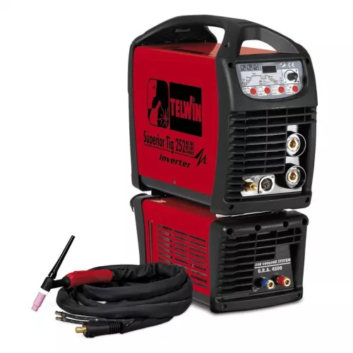 Сварочный аппарат с инвертором Telwin SUPERIOR TIG 252 AC/DC HF/LIFT VRD AQUA + TIG ACC., 816119