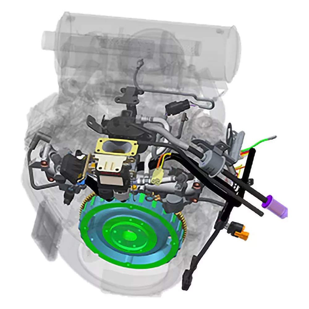 Briggs & Stratton Vanguard EFI 37HP D28.575 бензиновый двигатель 61E3770062J1