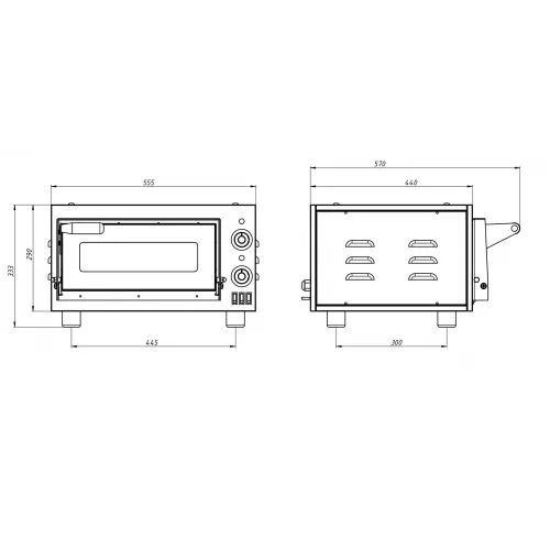Печь для пиццы Grill Master ППЭ/1-XS 70009