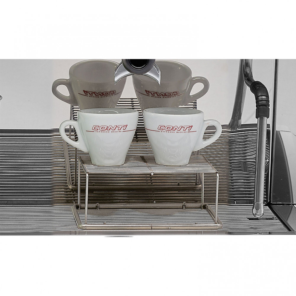 Кофемашина рожковая CONTI CC100 Компакт 2 группы, белый